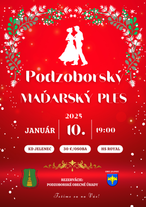 POZVÁNKA - PODZOBORSKÝ MAĎARSKÝ PLES