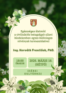PREDNÁŠKA ING. FRANTIŠKA HORVÁTHA, PHD. 1